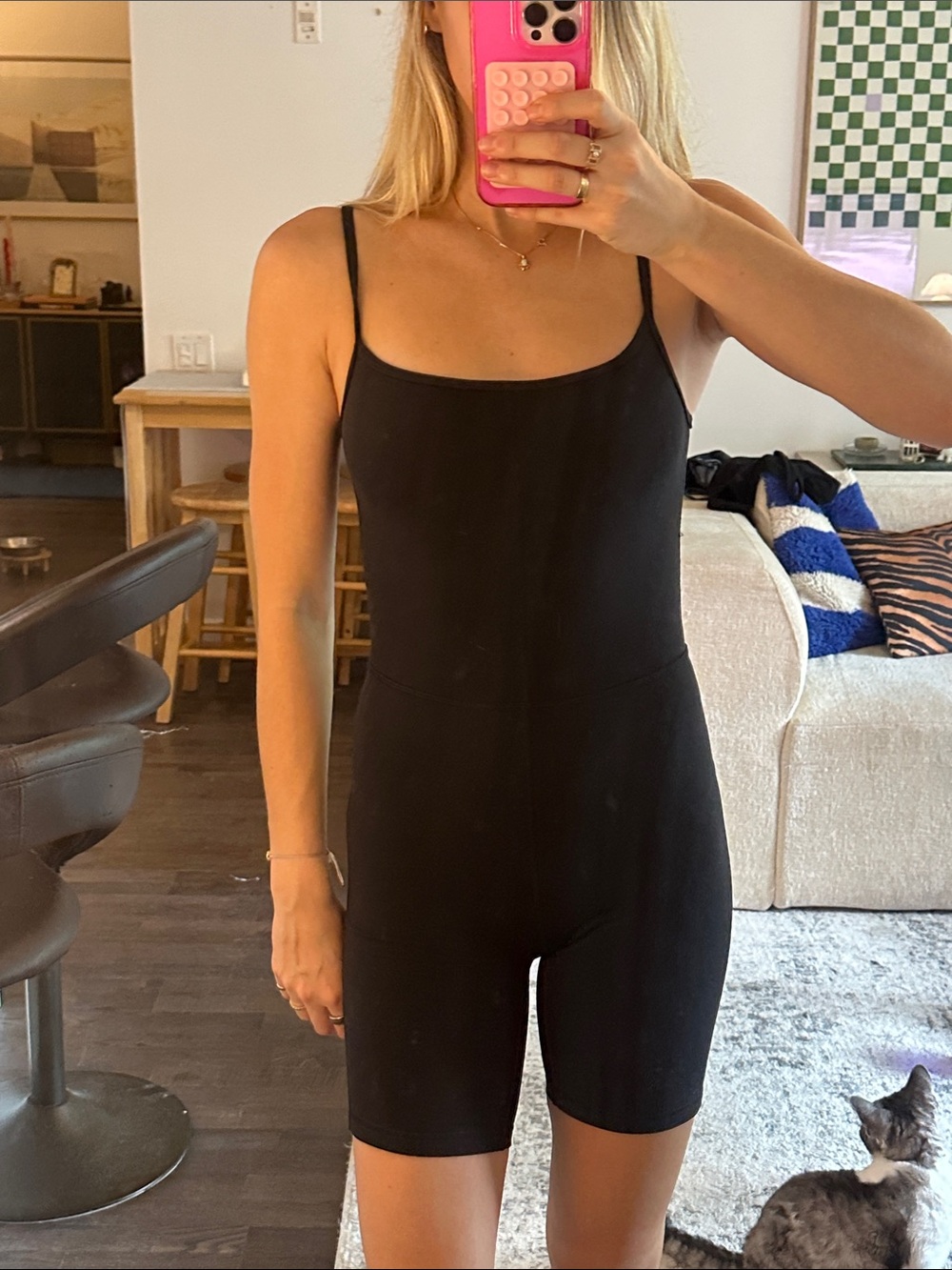 Wilfred Black Sleeveless Biker Romper